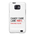 Candy Cane Lane  Samsung Galaxy S2 Cases