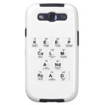 Keep
 Calm 
 and 
 Read  Samsung Galaxy S3 Cases