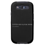 Xavier and Oliver   Samsung Galaxy S3 Cases