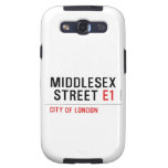 MIDDLESEX  STREET  Samsung Galaxy S3 Cases