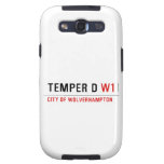 TEMPER D  Samsung Galaxy S3 Cases