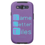 Game
 Letter
 Tiles  Samsung Galaxy S3 Cases