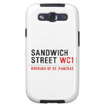 Sandwich Street  Samsung Galaxy S3 Cases