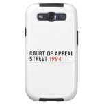 COURT OF APPEAL STREET  Samsung Galaxy S3 Cases
