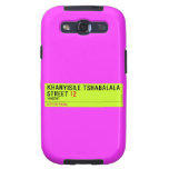 Khanyisile Tshabalala Street  Samsung Galaxy S3 Cases