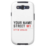 Your Name Street  Samsung Galaxy S3 Cases