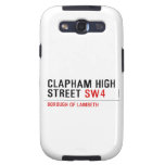 CLAPHAM HIGH STREET  Samsung Galaxy S3 Cases