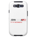John ❤️ Aey  Samsung Galaxy S3 Cases