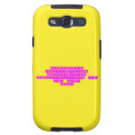 Excercise... Exc...er...cise Exs...ar...sise Eggs...are...sides ... For bacon! BACON!  Samsung Galaxy S3 Cases