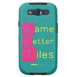 Game
 Letter
 Tiles  Samsung Galaxy S3 Cases