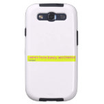 Leena's Home Bakery  Samsung Galaxy S3 Cases