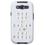 Think 
 like 
 a 
 protone 
 And 
 stay 
 positive  Samsung Galaxy S3 Cases