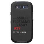 ---sshhhh! FLORAMAE    VASAY   Samsung Galaxy S3 Cases