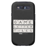 Game
 Letter
 Tiles  Samsung Galaxy S3 Cases