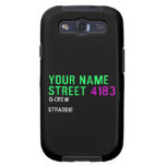 Your Name Street  Samsung Galaxy S3 Cases