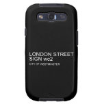 LONDON STREET SIGN  Samsung Galaxy S3 Cases