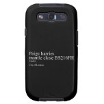 Paige harries mantle close  Samsung Galaxy S3 Cases