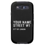 Your Name Street  Samsung Galaxy S3 Cases