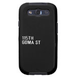 115TH Goma St  Samsung Galaxy S3 Cases