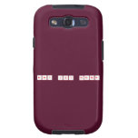 mary joy ferrer  Samsung Galaxy S3 Cases