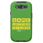 Game
 Letter
 Tiles  Samsung Galaxy S3 Cases