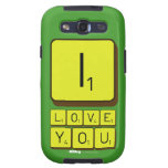I
 LOVE
 YOU  Samsung Galaxy S3 Cases