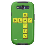       G
 PLAY
       M
       E
       S  Samsung Galaxy S3 Cases