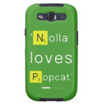 'Nolla 
 loves
 Popcat'  Samsung Galaxy S3 Cases