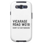 VICARAGE ROAD  Samsung Galaxy S3 Cases