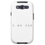 I LuV YOU  Samsung Galaxy S3 Cases