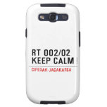 RT 002/02 KEEP CALM  Samsung Galaxy S3 Cases