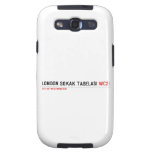 LONDON SOKAK TABELASI  Samsung Galaxy S3 Cases