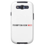 FRAMPTON ROW  Samsung Galaxy S3 Cases