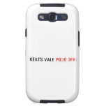 Keats Vale  Samsung Galaxy S3 Cases