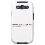 london streetsign  Samsung Galaxy S3 Cases