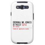 Donna M Jones STREET  Samsung Galaxy S3 Cases