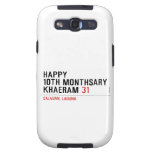 Happy 10th Monthsary Khaeram  Samsung Galaxy S3 Cases