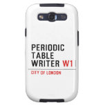 Periodic Table Writer  Samsung Galaxy S3 Cases