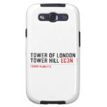 Tower of London Tower Hill  Samsung Galaxy S3 Cases
