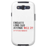 enquete  lons sud  avenue  Samsung Galaxy S3 Cases