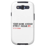Your Name Arshad  Street Indian  Samsung Galaxy S3 Cases