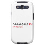 O-L-I-W-O-O-D  Samsung Galaxy S3 Cases