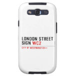 LONDON STREET SIGN  Samsung Galaxy S3 Cases