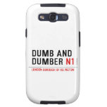 DUMB AND DUMBER  Samsung Galaxy S3 Cases