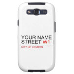Your Name Street  Samsung Galaxy S3 Cases
