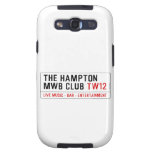 the Hampton  MWB Club  Samsung Galaxy S3 Cases