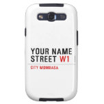 Your Name Street  Samsung Galaxy S3 Cases