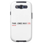 Paul Jones Way  Samsung Galaxy S3 Cases