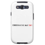 Conservative Way  Samsung Galaxy S3 Cases