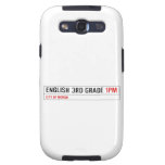 English 3rd grade  Samsung Galaxy S3 Cases